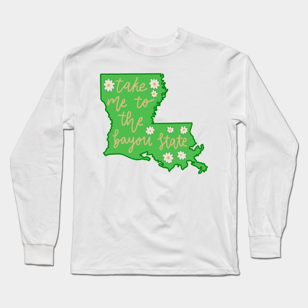 Louisiana Long Sleeve T-Shirt by nicolecella98